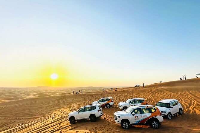 Dubai Desert Safari:BBQ Dinner, Dune Bashing & Live Entertainment - Dune bashing across the Dubai sand