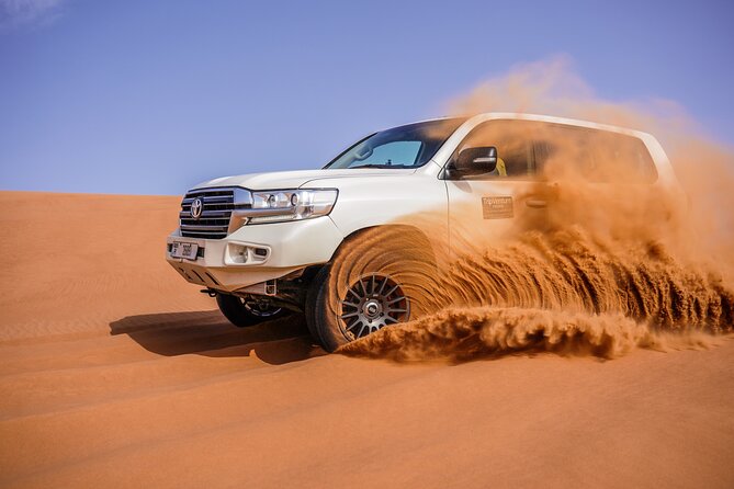Dubai Desert Safari, BBQ, Live Shows, Camel, Sandboard (7-Hours) - Key points to know before booking