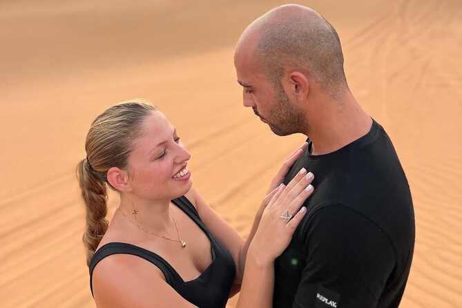 Dubai Desert Safari, BBQ, Live Shows, Camel, Sandboard (7-Hours) - Fire, belly dancing, and Tanura after dark