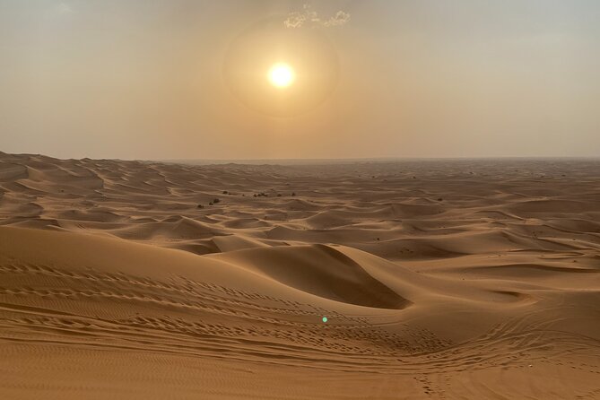 Dubai Desert Safari, Camel, Live BBQ & Shows (Private 4x4 Car) - Tanoura, belly dance, and fire performances