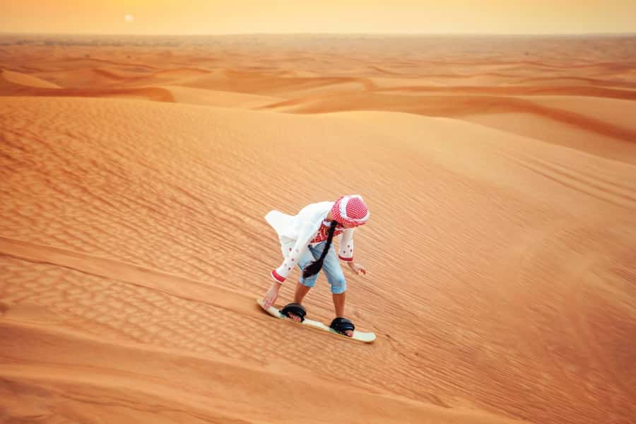 Dubai: Desert Safari, Camel Ride, and BBQ Dinner - Sunset, sand, and time for photos