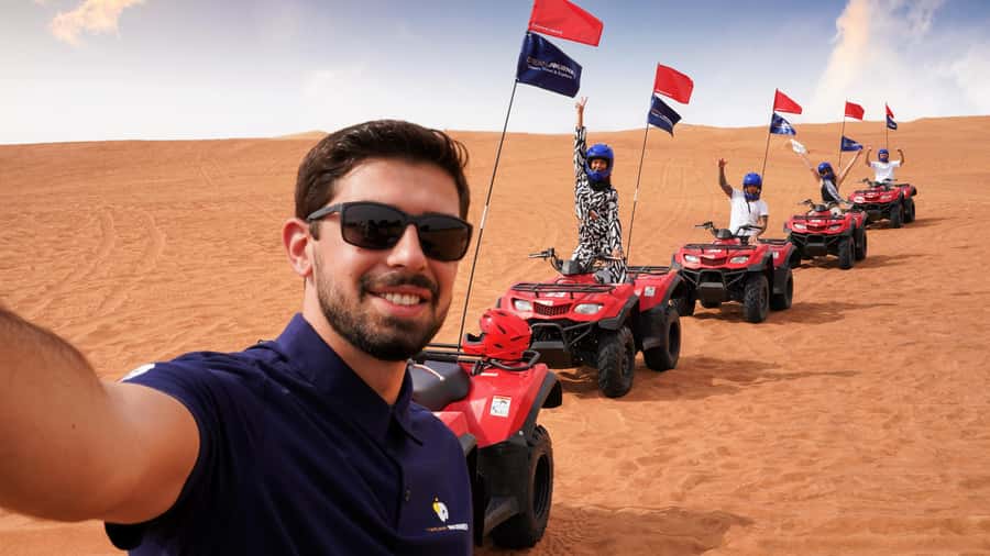 Dubai Desert Safari - Camel Ride, Sandboarding & 30 Min Quad - A useful 30-minute pause before the action