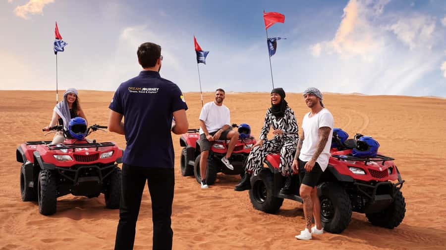 Dubai Desert Safari - Camel Ride, Sandboarding & 30 Min Quad - What 45 minutes of dune bashing feels like