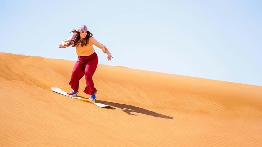 Dubai: Desert Safari, Camel Ride, Sandboarding, Quad Bike - Red Dunes thrills, packed into one day