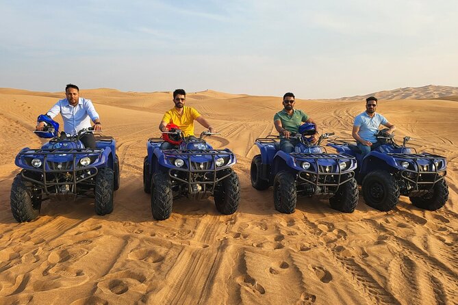 Dubai Desert Safari, Camel Ride, Shisha, Henna, Live BBQ & Shows - The first thrill: 4x4 dune bashing