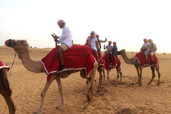 Dubai: Desert Safari, Camel Ride, Show & Optional Dinner - From Dubai towers to Lahbab’s red dunes