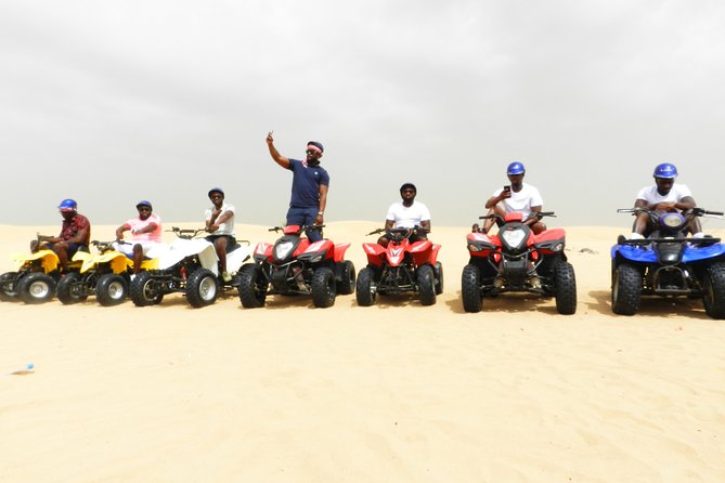 Dubai Desert Safari Dune Bashing, 60min ATV Quad, Camel Ride, BBQ - A short camel ride and sandboarding