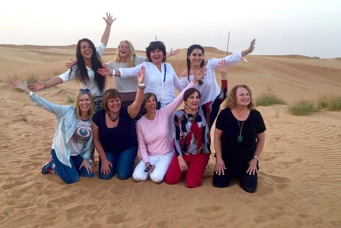Dubai Desert Safari Dune Bashing, Camel Ride, Sand Boarding, BBQ Dinner. - A short camel ride with a clear limit