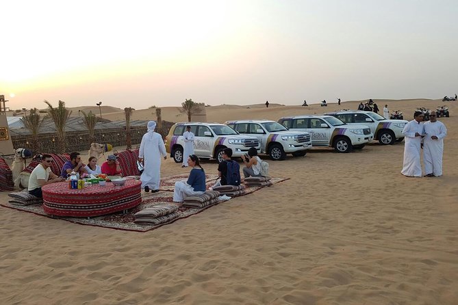 Dubai Desert Safari evening with VIP Treat , BBQ Buffet and Exciting Liveshows - Leaving Dubai for the Arabian Desert