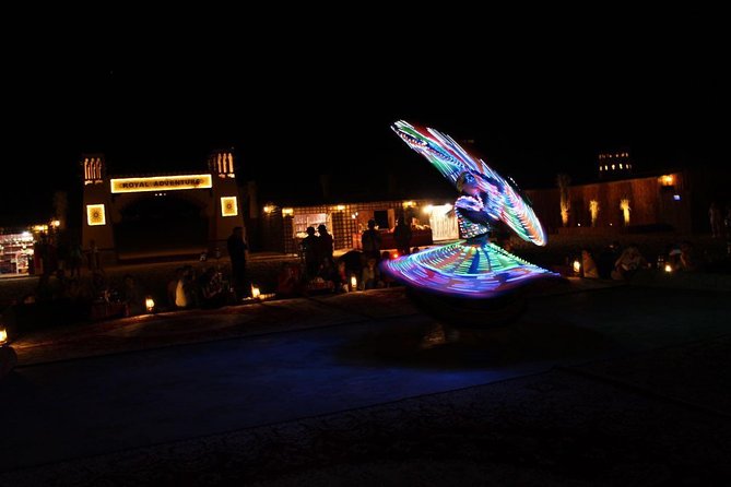 Dubai Desert Safari evening with VIP Treat , BBQ Buffet and Exciting Liveshows - Camel riding and sandboarding