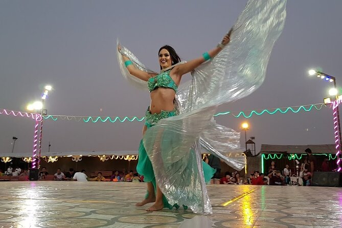Dubai: Desert Safari, Quad bike and Sand boarding with BBQ Dinner - Camel riding, Arabic clothes, tea, and henna