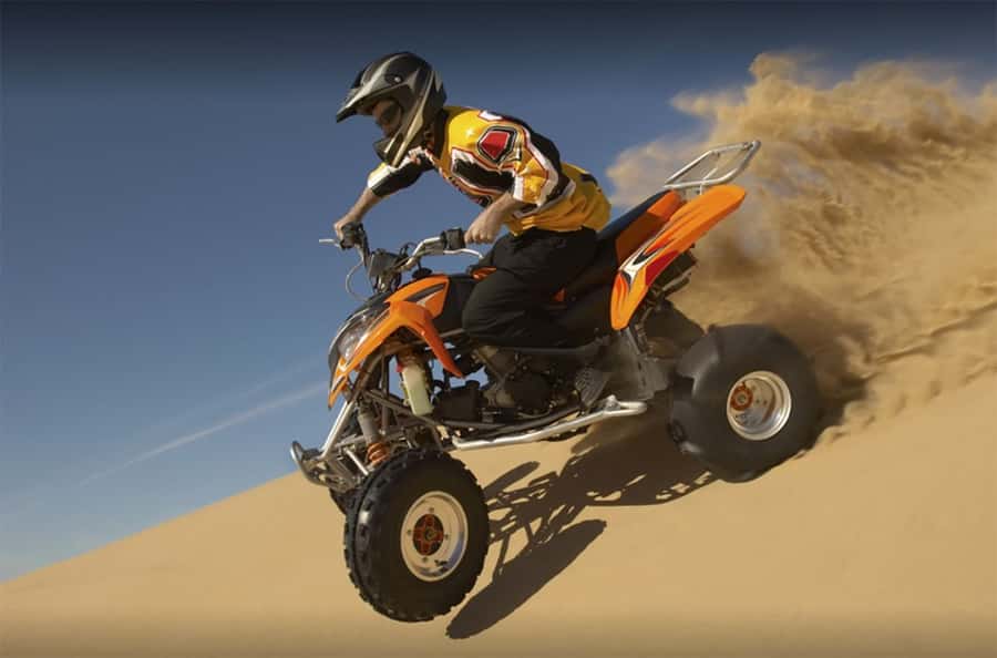 Dubai: Desert Safari, Quad Bike, Camel Ride and Sandboarding - A short camel ride before the bigger thrills