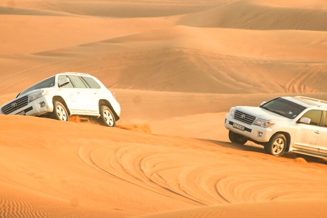 Dubai Desert Safari Red Dune: BBQ, Camel Ride & Sandboarding - Sandboarding without needing a full lesson