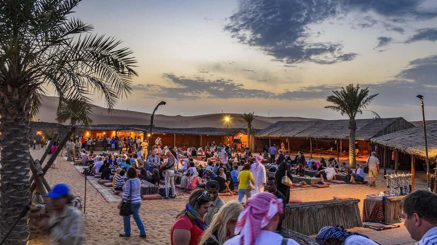 Dubai Desert Safari - Sandboarding, Quad Bike & BBQ Options - A short camel ride with a traditional feel