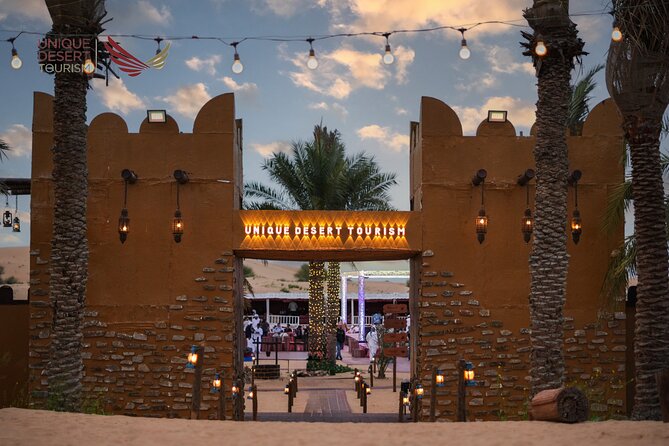 Dubai Desert Safari Standard Package - Belly dance, Tanura, Arabic music, and fire