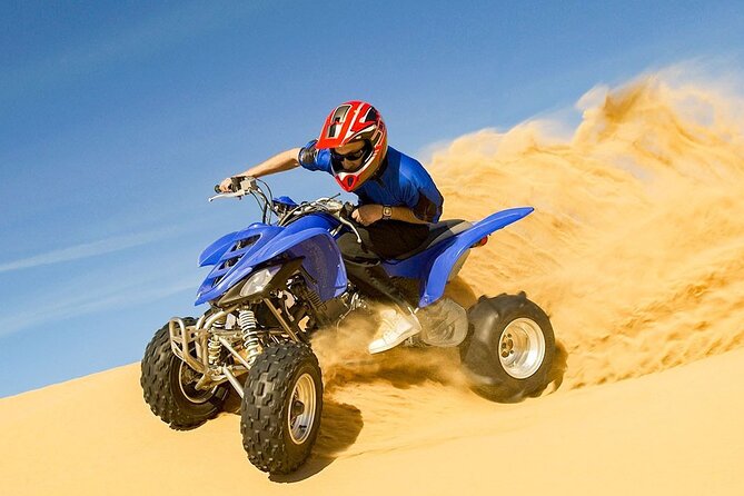 Dubai Desert Safari Tour with Quad Bike for 60mins & BBQ Dinner. - The best part is the hour on the open desert