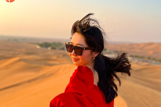 Dubai desert safari with 4x4 Dune Bashing,Camel Ride sand board - What the $41.87 price really includes