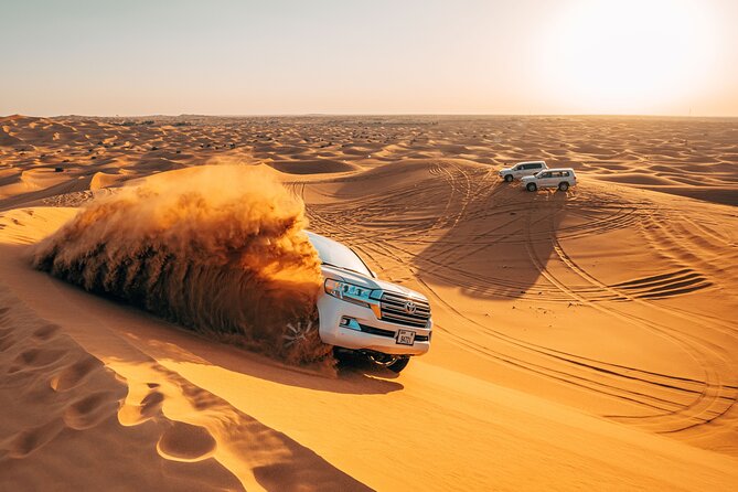 Dubai Desert Safari with ATV(optional)& Sandboarding Experience with BBQ Dinner - The optional ATV ride across the sand