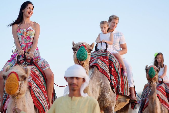 Dubai Desert Safari with BBQ Dinner, Camel Ride, and Shows - Tanoura, belly dancing, and the fire show