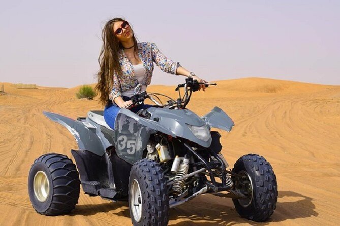 Dubai Desert Safari With BBQ, Quad Bike And Camel Ride - From Dubai hotels to the Lahbab dunes