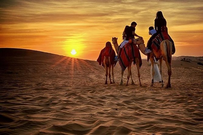 Dubai Desert Safari With BBQ, Quad Bike And Camel Ride - The desert camp and Arabic welcome