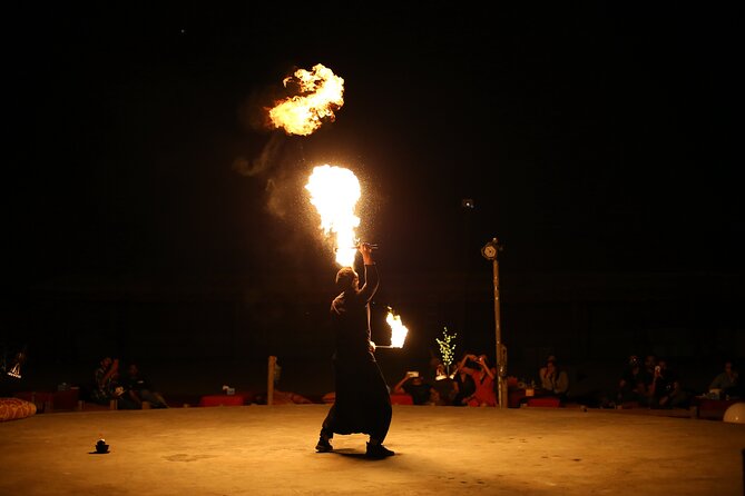 Dubai Desert Safari with Belly Dance, Fire Show and Tanura Show-The Full Package - The value of $72 for a six-hour evening