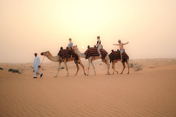 Dubai Desert Safari With Buffet Dinner Tour - The desert camp: coffee, camels, and a short cultural stop
