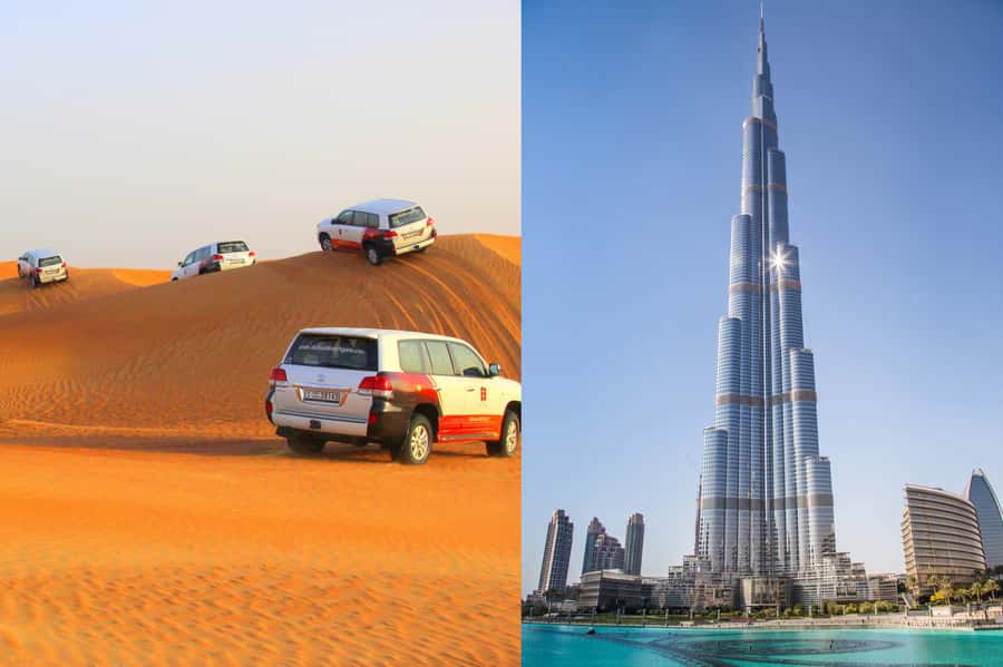 Dubai Desert Safari with Burj Khalifa (Ticket Only) - Two Dubai icons in one day