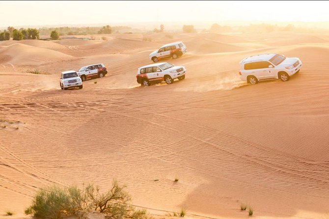 Dubai Desert Safari with Burj Khalifa - Ticket Only with No transfer to Burj Khalifa - - The 4x4 ride and first desert stops