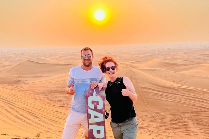Dubai Desert Safari with Camel Ride, Sand surf, & BBQ Dinner - Camel riding, with realistic expectations