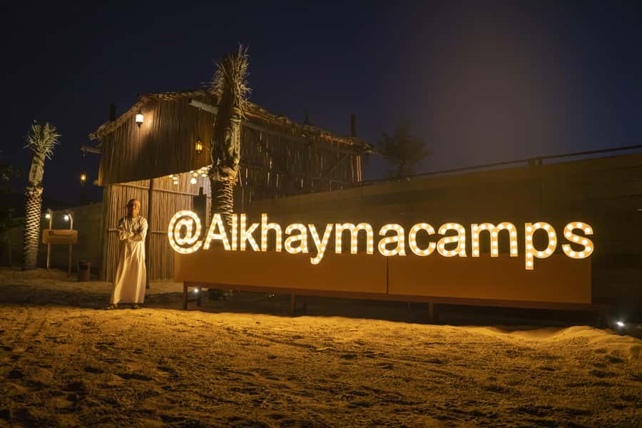 Dubai: Desert Safari with Camp, Dinner, & Optional Overnight - Dinner with Arabian, Emirati, and Moroccan flavors