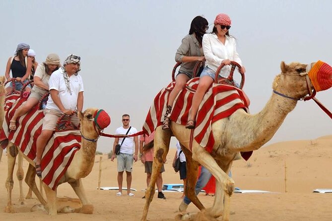 Dubai Desert Safari with Dinner, Camel Ride & Dune Bashing - The camp welcome, Arabic coffee, and small cultural touches