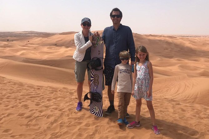Dubai Desert Safari with Dinner in PRIVATE 4x4 Vehicle - Barbecue dinner under the evening sky