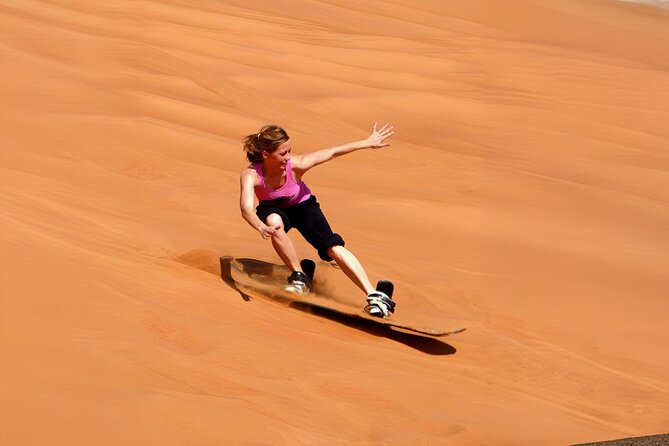 Dubai Desert Safari with Quad Bike, Sand Boarding & BBQ Dinner - From Dubai to the Lahbab dunes