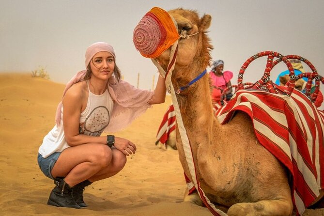 Dubai Desert Safari with Self Drive Quad Biking & Camel Riding - Quad biking across the sand