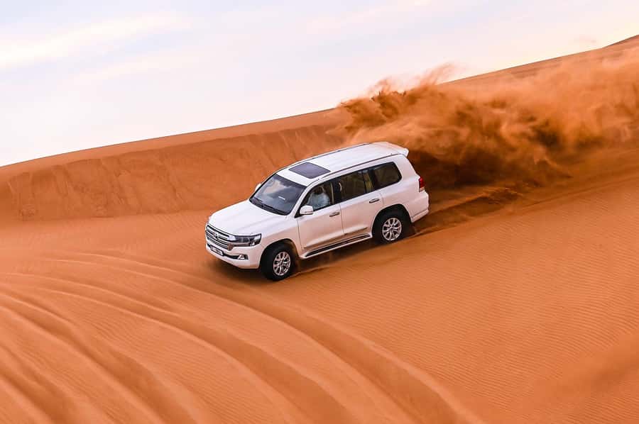 Dubai: Desert Safari with VIP BBQ and Optional Quad Bike - From Dubai hotels to the red dunes of Al Lahbab