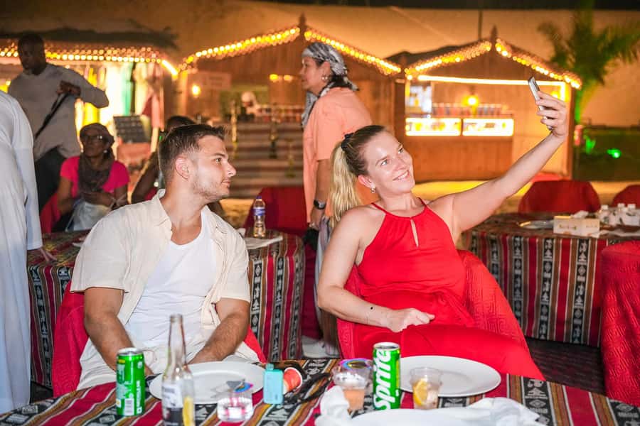 Dubai: Desert Safari with VIP BBQ and Optional Quad Bike - BBQ dinner and live entertainment