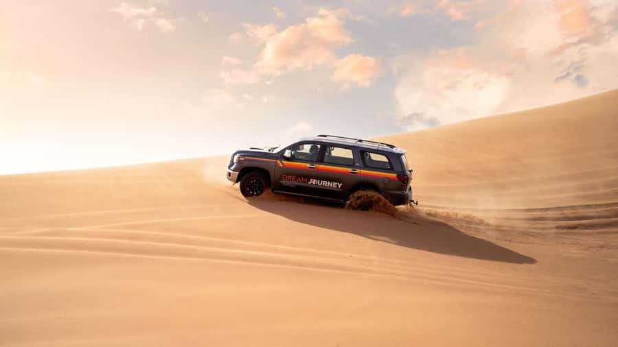 Dubai Desert Trail: Guided Quad/Polaris and Red Dunes Safari - Forty-five minutes of dune bashing