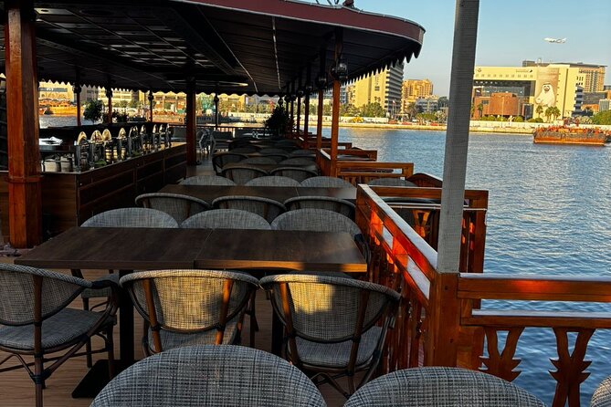 Dubai Dhow Cruise Dinner Al Seef Creek Multicusine - Tanora dance and puppet show during dinner
