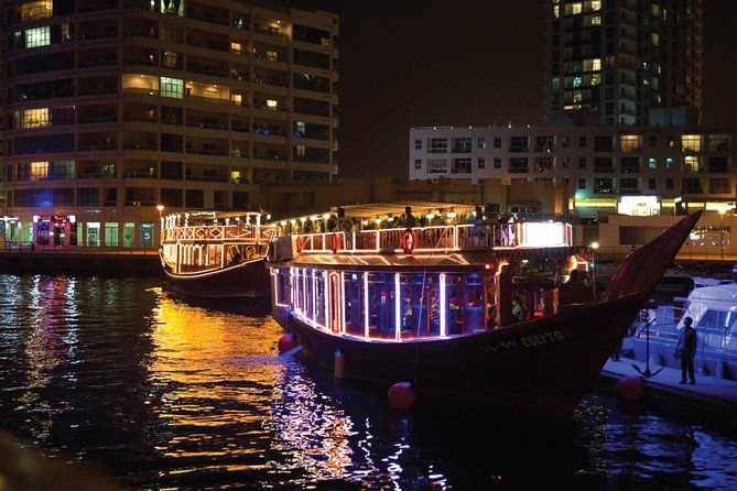 Dubai Dhow Dinner Cruise Marina with pickup drop option - Boarding at Al Rahim Mosque