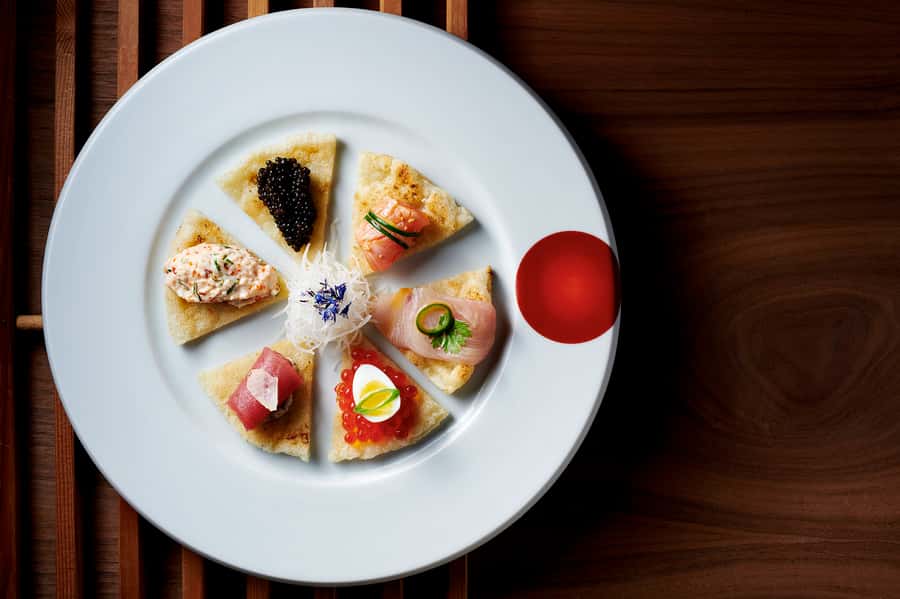 Dubai: Dinner at Kaleidoscope in Atlantis the Palm - Live cooking stations and how to use them
