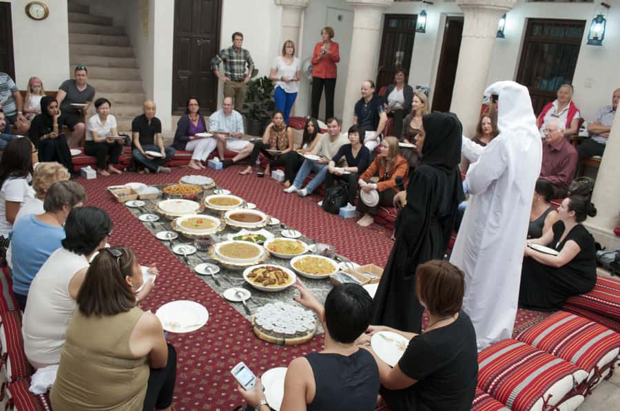 Dubai: Dinner at Sheikh Mohammed Cultural Center - Arriving at House 26 in Al Fahidi