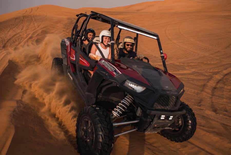 Dubai: Dune Buggy Desert Safari, Camel Ride & Sandboarding - The camel ride is short, traditional, and secondary