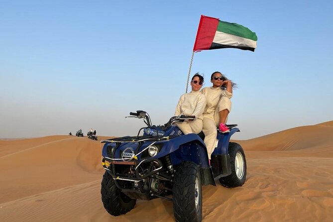 Dubai Dunes Safari With Quad Bike, Camel Ride, BBQ Dinner & Live Shows - Lahbab’s red dunes are the main event