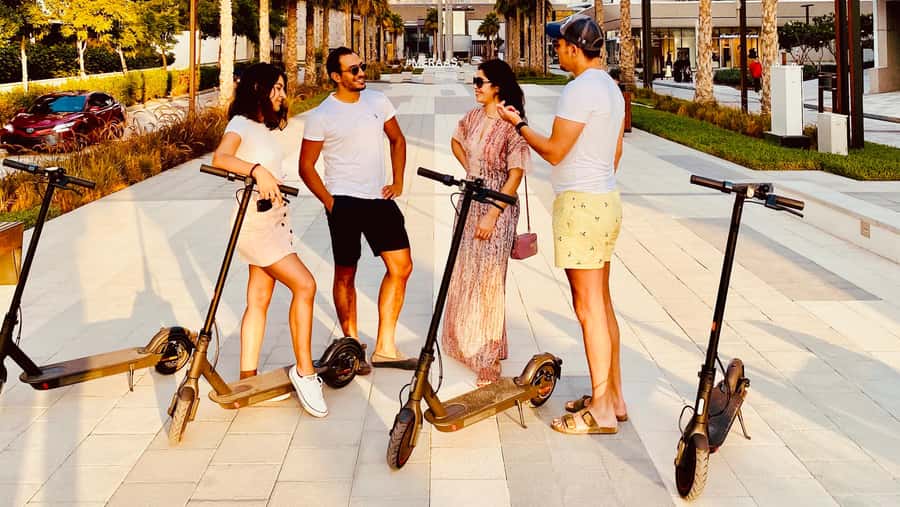 Dubai: E-Scooter Guided Tour of Marina, JBR & Bluewaters - The guides make the experience more than a vehicle rental