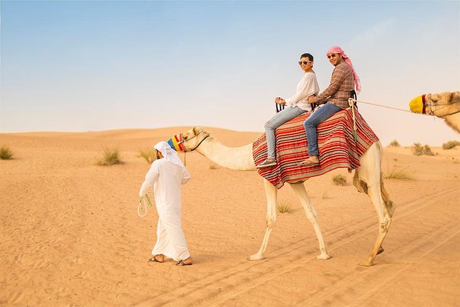 Dubai Evening 4x4 Desert Safari, Shows, Camel Ride BBQ Dinner - Dinner under the open sky