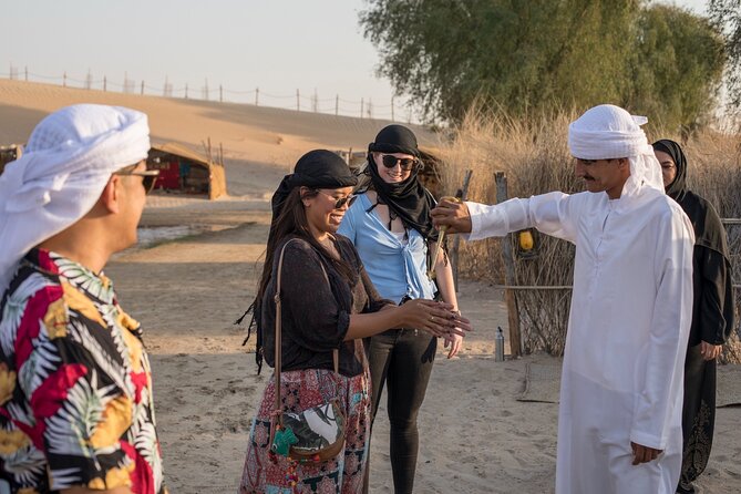 Dubai: Evening Camel Caravan, Bedouin Dinner at Al Marmoom Oasis - Gahwa, Sweets, and the Bedouin Village
