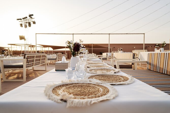 Dubai Evening Desert Safari BBQ Dinner & Transfer to Noble Camp - Booking, cancellation, and practical timing