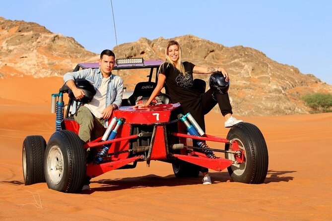 Dubai Evening Desert Safari With Transfers Dune Bashing & Dinner - From Dubai hotels to the Lahbab dunes