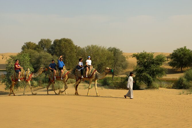 Dubai Evening Heritage Safari by Vintage G Class Al Marmoom Oasis - Dress in Arabic clothing and meet the falcon